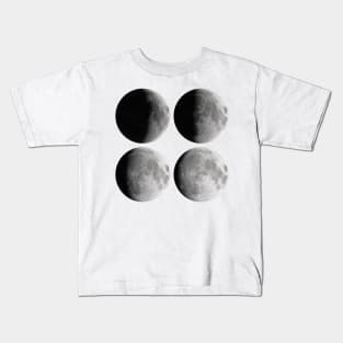 Astrochemistry Month Moon Full Moon Space Kids T-Shirt